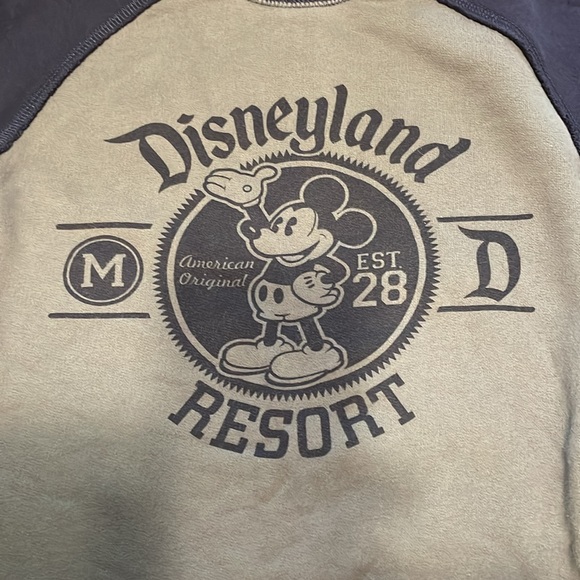 Disneyland resort Mickey Mouse youth size medium sweatshirt navy & gray - Picture 2 of 7